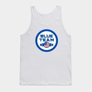 Cybersecurity Blue Team USA Gamification Badge CTF Tank Top